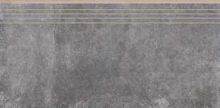 Плитка Cerrad Montego antracyt обрезной матовый ступень (29,7х59,7)